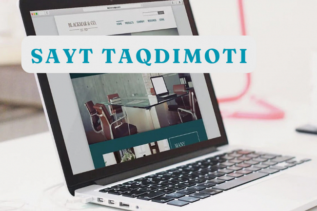 Sayt taqdimoti