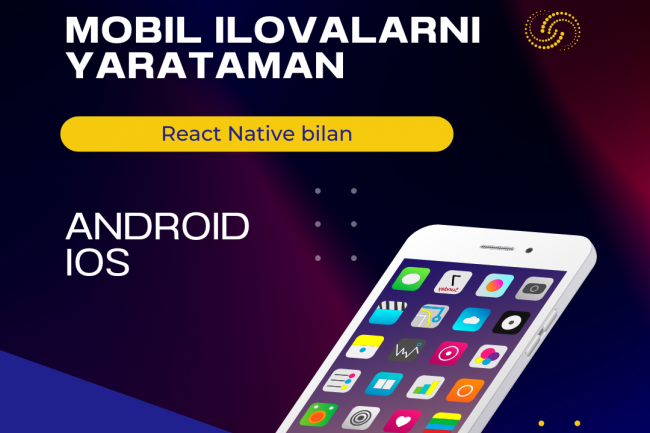Mobil ilovalarni yarataman