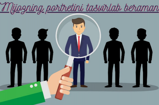 Mijozning portretini tasvirlab beraman