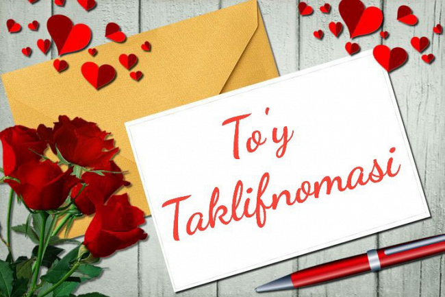 Toy uchun taklifnoma