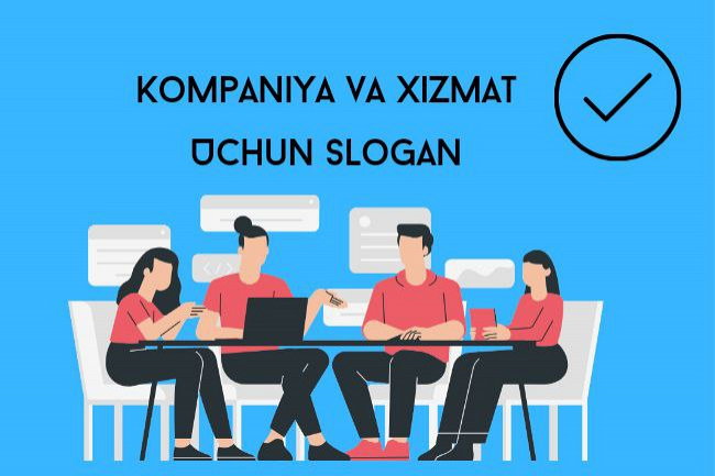 Mahsulot,xizmat va kompaniya uchun professional slogan yaratish
