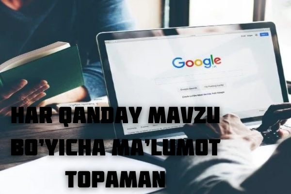 Men har qanday mavzu boyicha malumot topaman