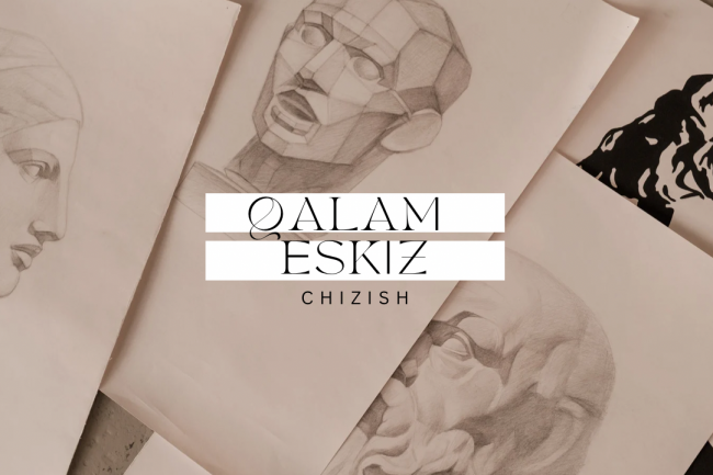 Qalamda chizilgan eskiz yarataman