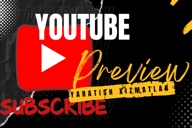 YouTube da videoga prevyu qilaman