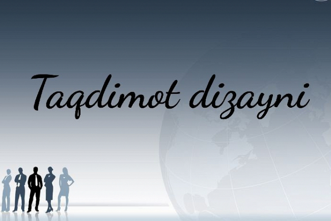 PowerPoint taqdimot dizayni va PDF