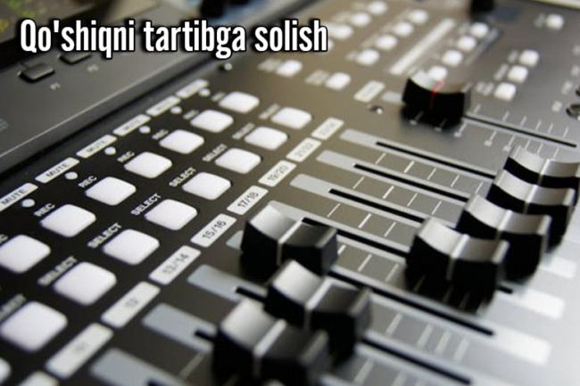 Qoshiqni tartibga solish