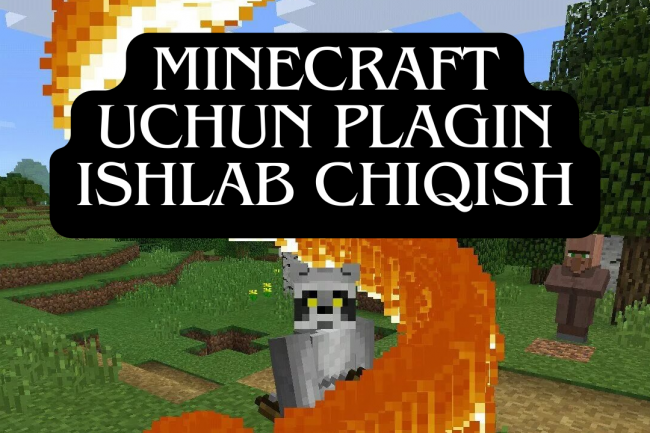 Minecraft server plaginlar ishlab chiqaman