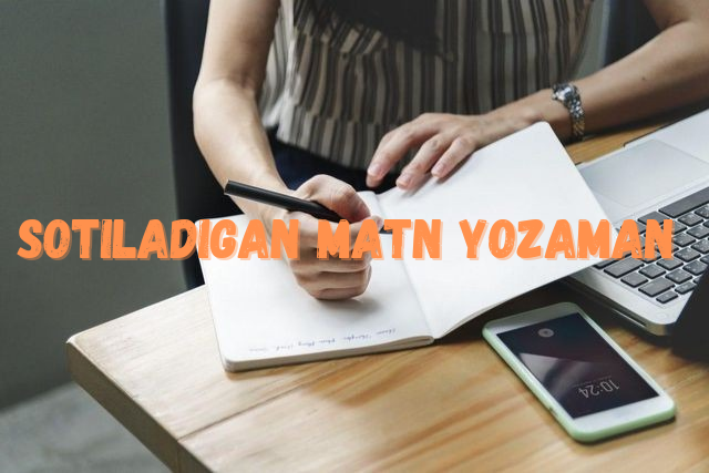 Men sotiladigan matn yozaman 