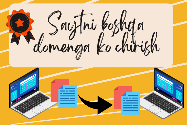 Saytni boshqa domenga kochirish