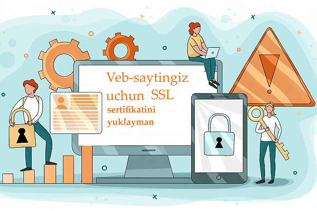 Veb-saytingiz uchun SSL sertifikatini yuklayman