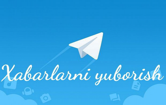 Telegramda xabarlarni jonatish