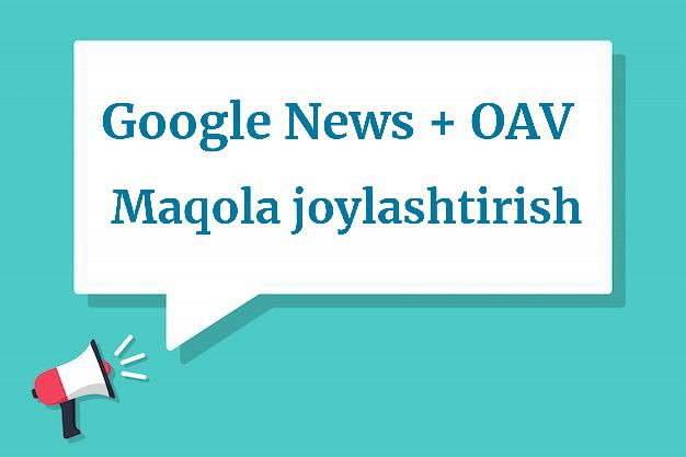 Maqolani OAV va Google Newsda joylashtirish 