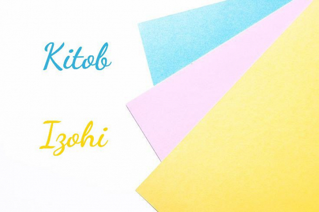 Kitob uchun sotiladigan izoh yozaman