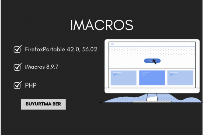 iMacros uchun skriptlar buyurtma asosida