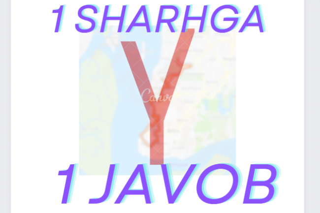 1 sharhka 1 javob Yandex.Xaritalar,Yandex.Xizmaylar yoki Yandex.Biznes