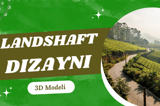 Landshaft dizayni 3D modeli