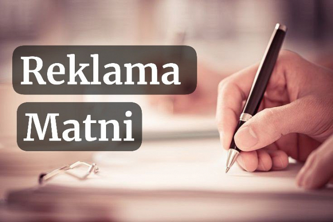 Reklama matni yozaman