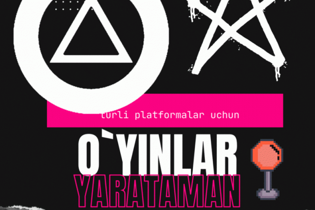 oyinlarni ishlab chiqish,yakunlash, 3D unity platformasi uchun 2D 3D..
