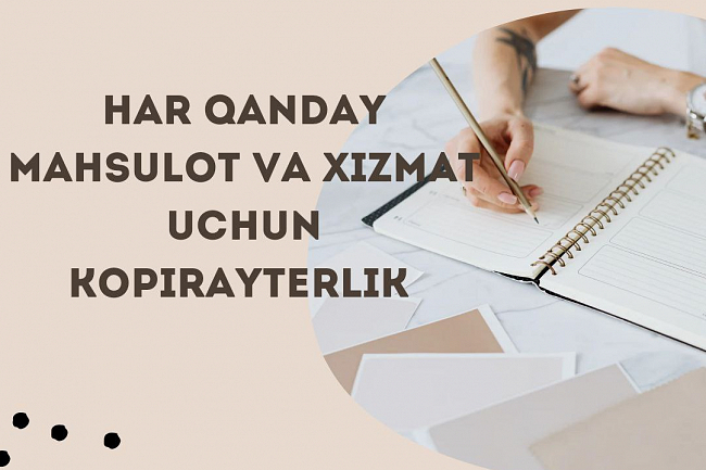 LSI SEO har qanday mahsulot va xizmatlar uchun kopirayterlik