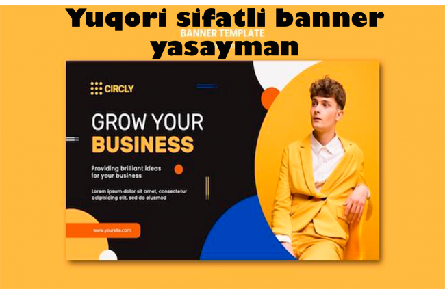 Yuqori sifatli banner yasayman