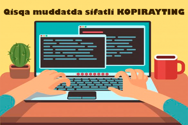 Qisqa muddatda sifatli kopirayting