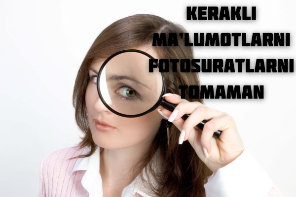 Men sizga kerakli malumotlarni fotosuratlarni topaman
