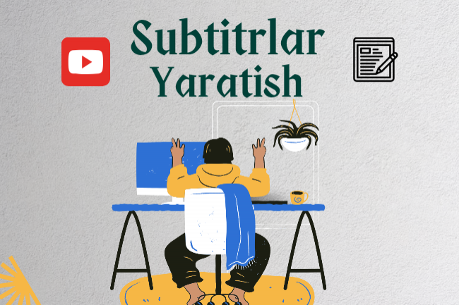   1 kunda .srt formatda 0dan subtitrlar yaratish