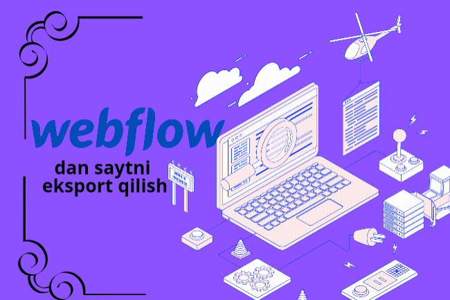 Webflowdan saytni eksport qilish
