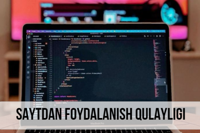 Saytdan foydalanish qulayligi