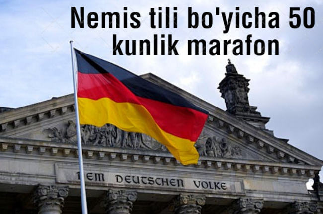 Nemis tili boyicha 50 kun marafon