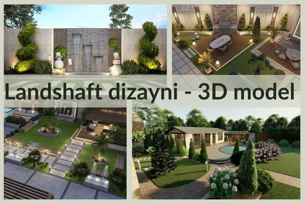 Landshaft dizayni - 3D model