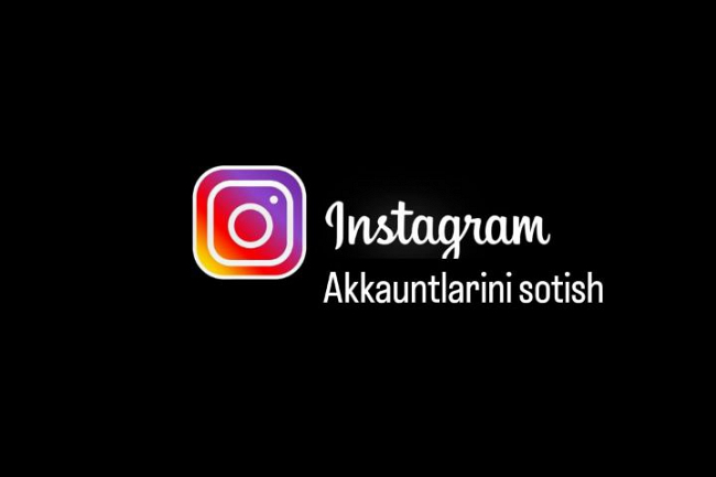 Instagram akkauntlarini sotish