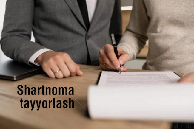 Shartnoma tayyorlash