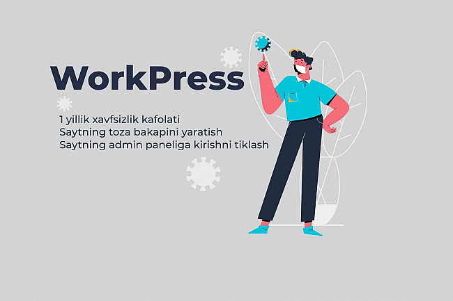 Wordpress saytlarida viruslarni qidirib ochirish.