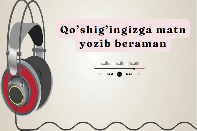 Qoshigingizga matn yozib beraman