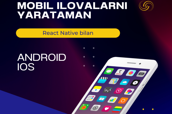 Mobil ilovalarni yarataman