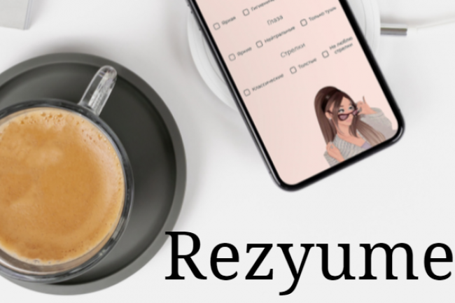 Rezyume uchun muqovali xat