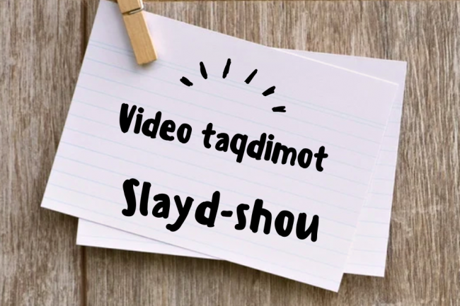 Biznesingiz, mahsulotingiz,xizmatlaringiz,brendingizning video taqdimo