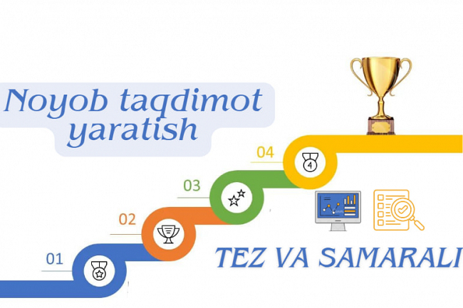 Noyob taqdimot yaratish. Tez va samarali