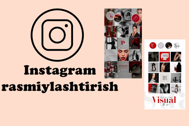 Instagram rasmiylashtirish. Post va storiz namunalari