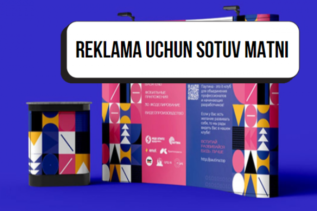 Triggerlar va taklif bilan reklama uchun sotuv matni