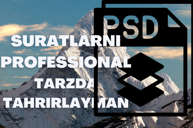 Suratingizni professional tarzda tahrir qilaman