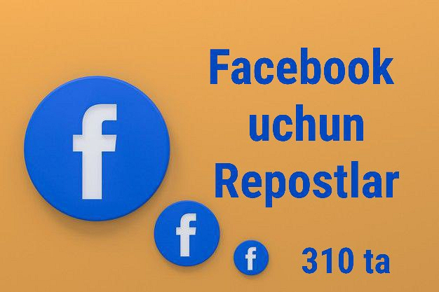 Facebookda 310 ta repost. Faqat jonli foydalanuvchilar