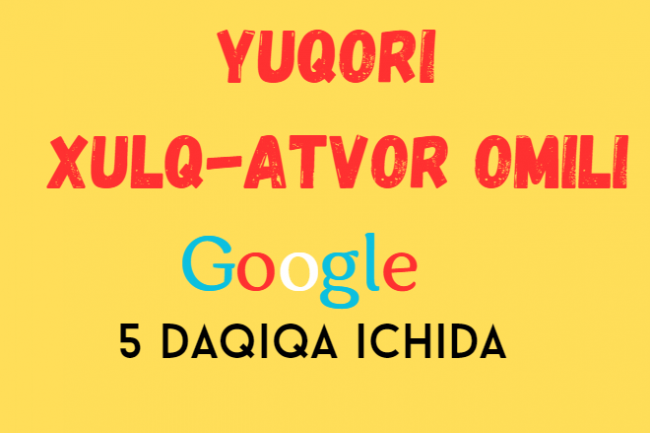 Yuqori xulq-atvor omili