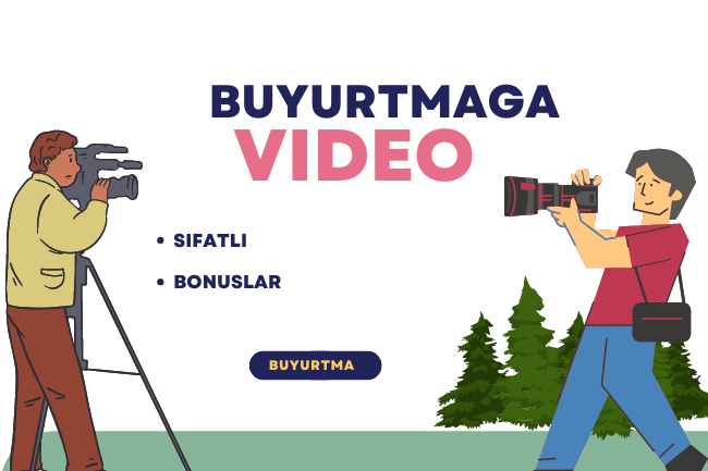 Siz uchun istalgan sayt,dokon,kompaniya,mavzuga video yozish
