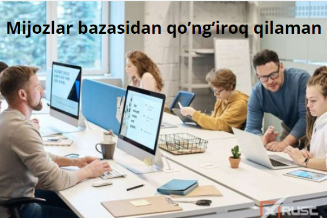 Mijozlar bazasidan qongiroq qilaman