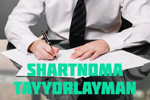 Qoshimcha sohada shartnoma tayyorlayman. Talim