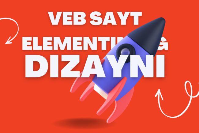 Men veb-sayt elementining dizaynini chizaman