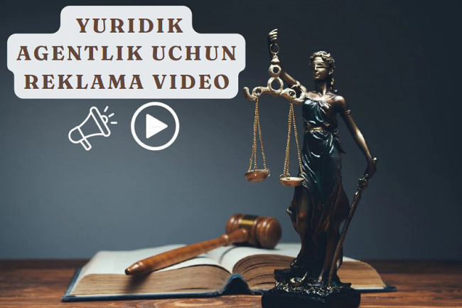 Advokat, yuridik agentlik uchun reklama video