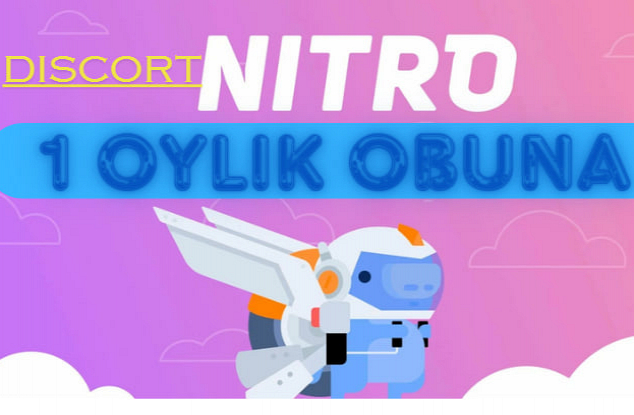Discord Nitro obunasi 1 oyga